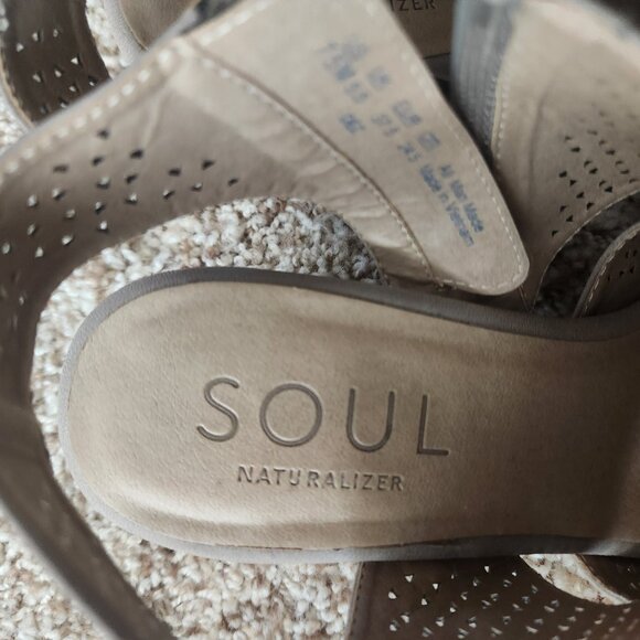 Naturalizer soul wedge zip ankle womens 7.5 - Picture 3 of 3